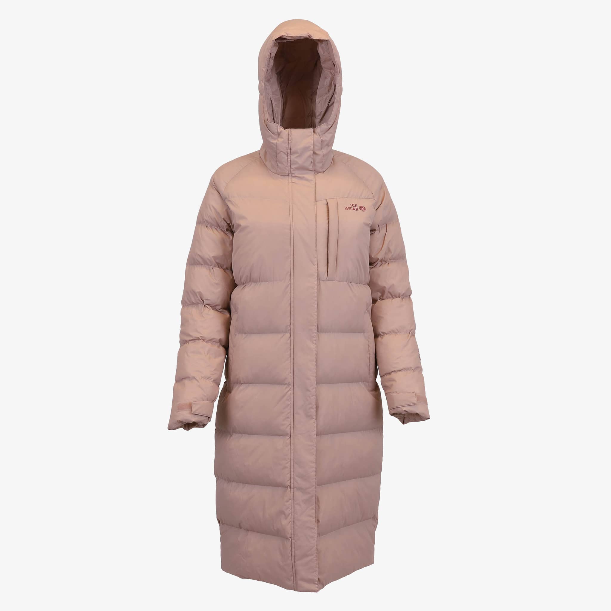 Fífa long down coat for Iceland