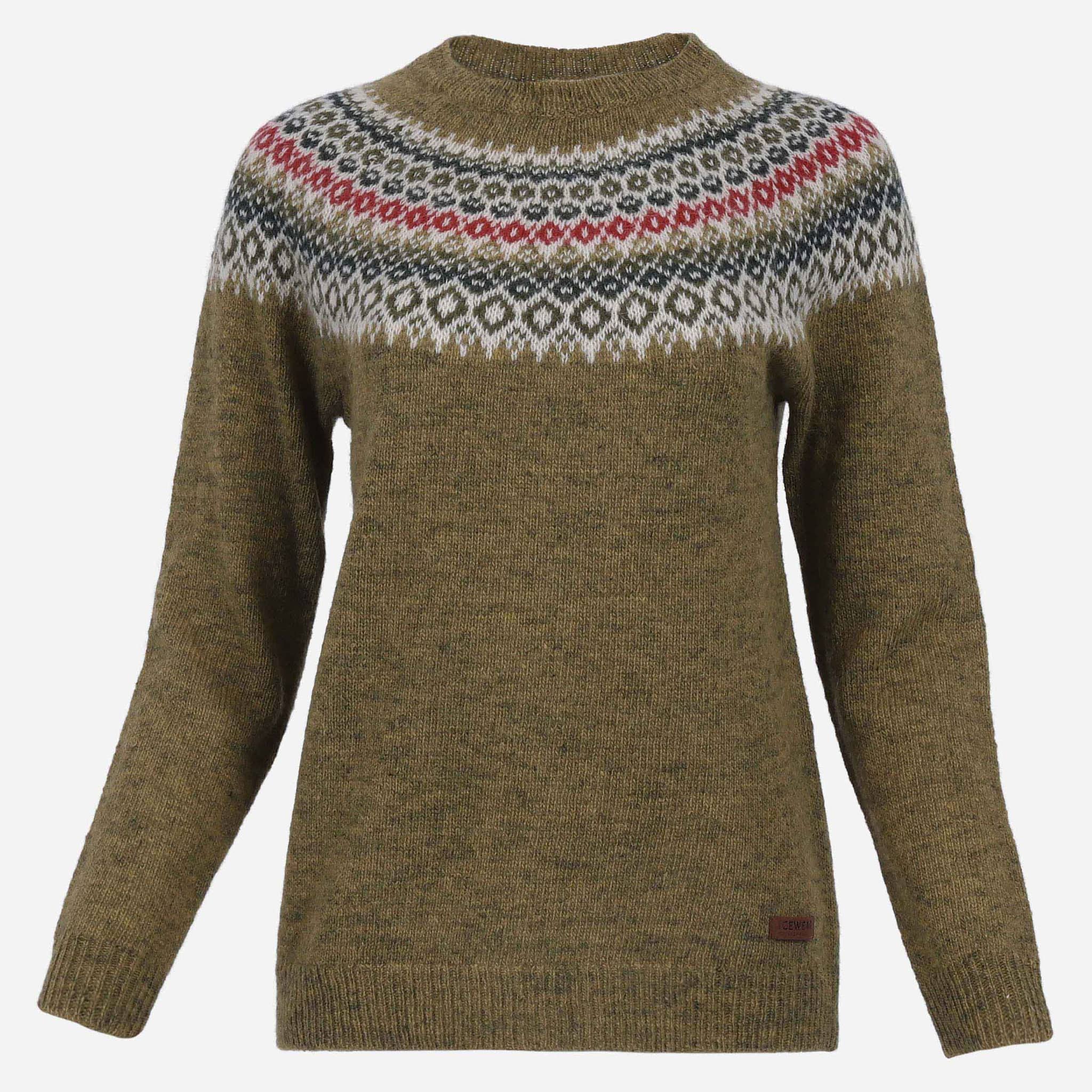 Fagradalsfjall traditional Icelandic wool sweater  