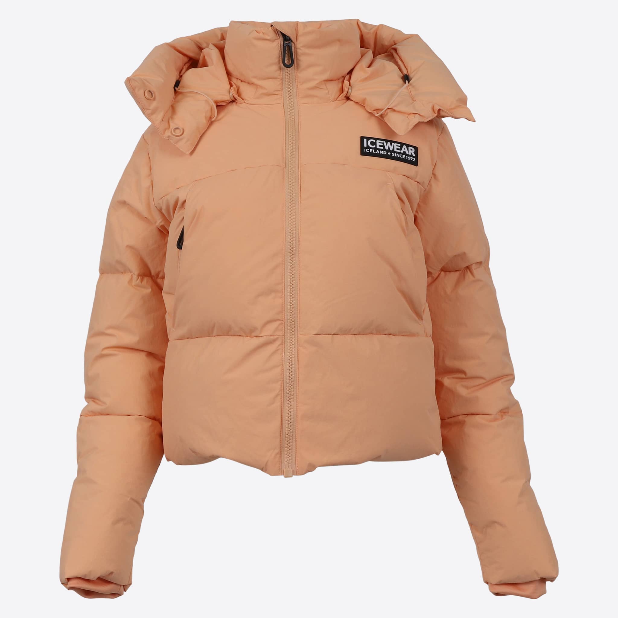 Borg short puffer down jacket